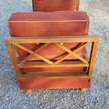 50s bench with oak braces