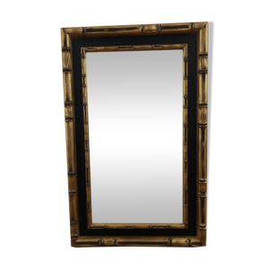 miroir en bois doré