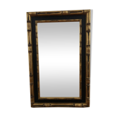 Golden wooden mirror 55x35cm