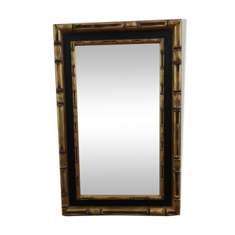 Miroir en bois doré 55x35cm