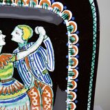 Ashtray, glazed ceramic wall decoration A.D. Schweizer Steffisburg, circa 1960