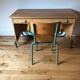 Bureau et chaise des mobiliers scolaires Delagrave