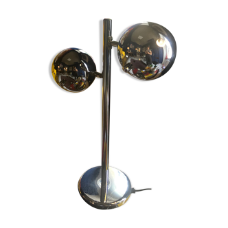 Lampe en chrome années 1970