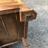 Old low sideboard in solid cherry wood from the 1900s.