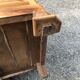 Old low sideboard in solid cherry wood from the 1900s.