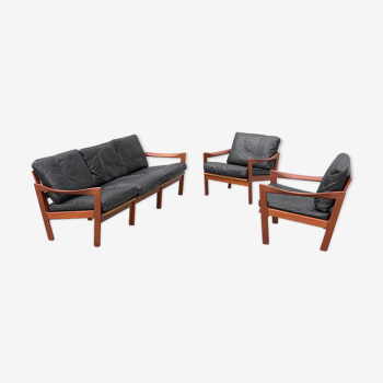 Canapé et fauteuils par Illum Wikkelso
