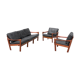 Sofa and armchairs designed by Illum Wikkelso