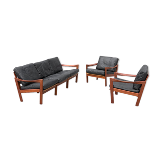 Canapé et fauteuils par Illum Wikkelso