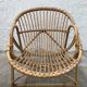Pair of armchairs adult rattan basket