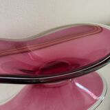 Scandinavian blown glass bowl Paul Kedelv 1950s