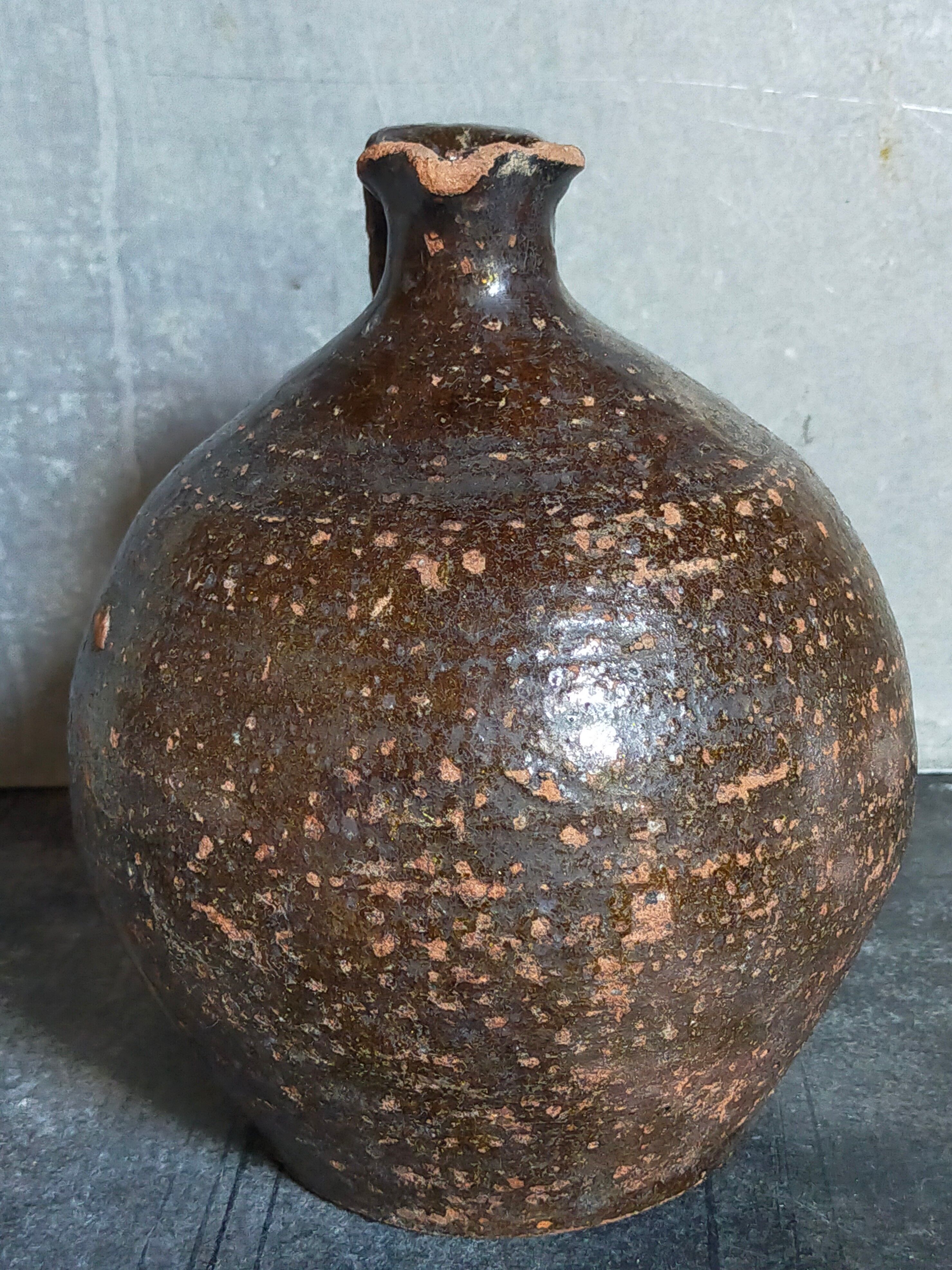 Poterie traditionnelle art-populaire terre émaillée XIXème