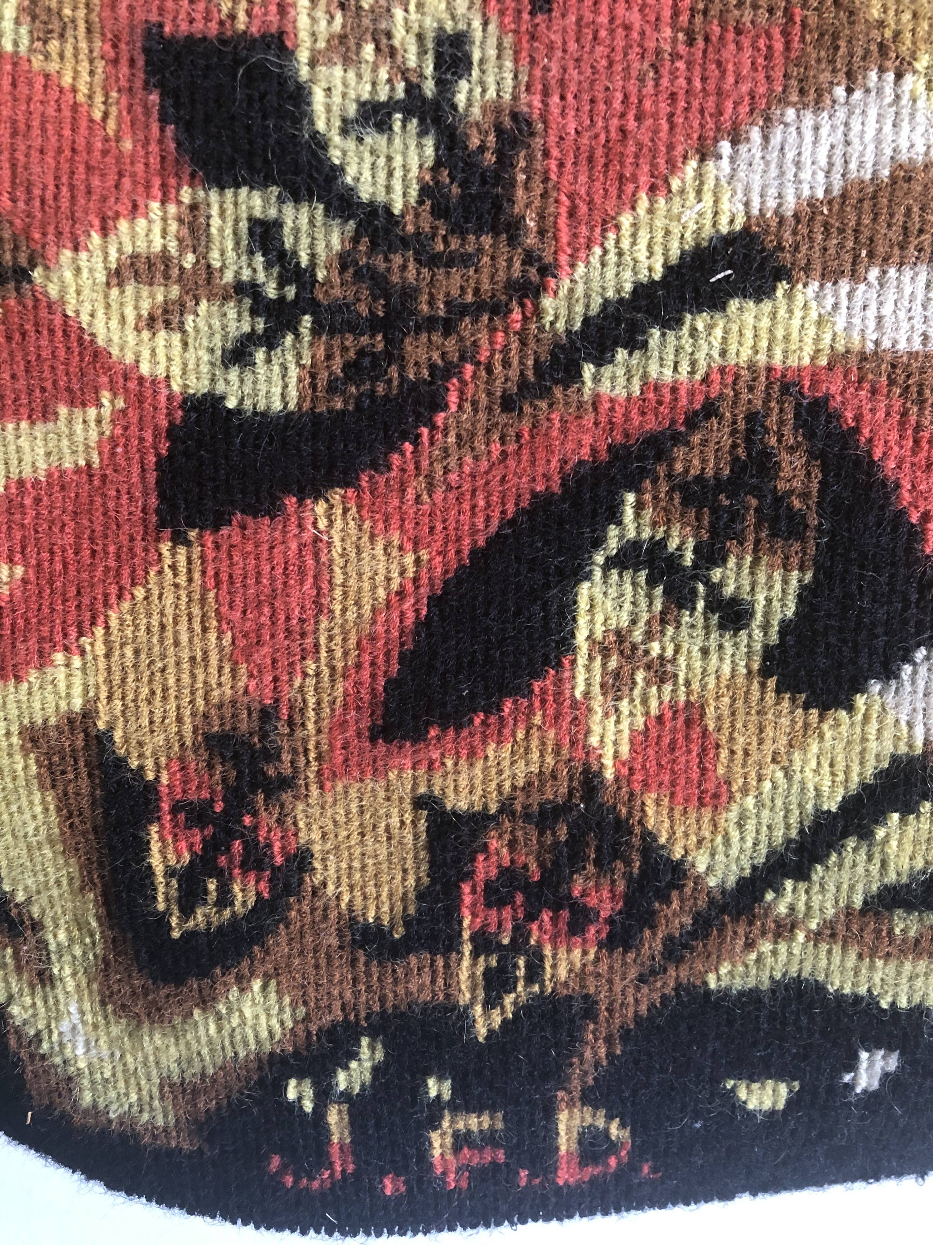 Aubusson tapestry "Aurore" by Jean Claude Bissery