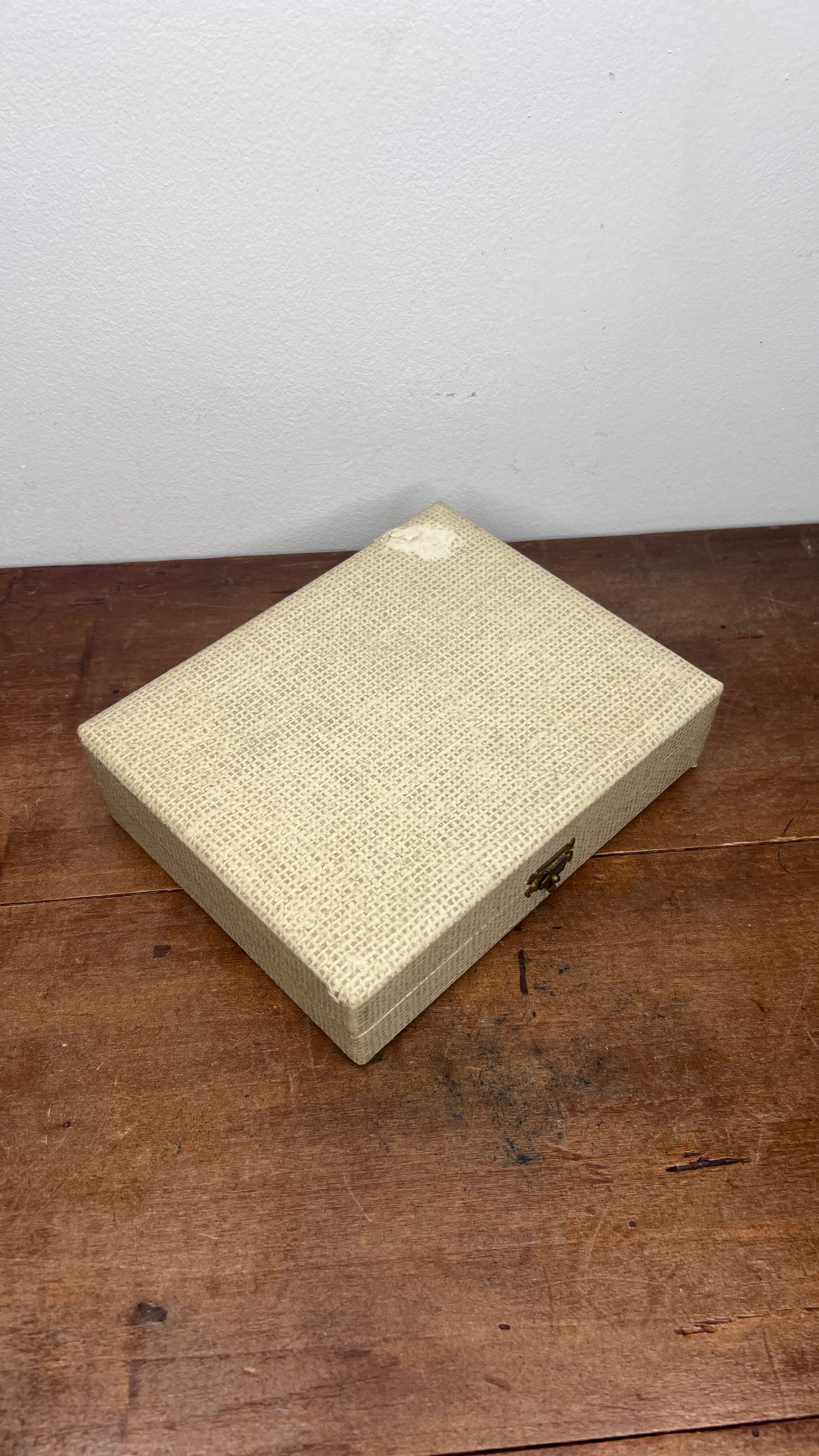 Dessert spoon box - silver metal