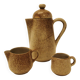Coffee maker, milk jug and water jug set