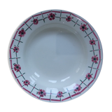 Round hollow serving dish from the Céranord St Amand factory, Monique model