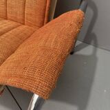 Chromed functionalist sofa by Viliam Chlebo, 1970´s, Czechoslovakia