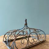 Decorative wrought iron basket