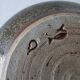 Ceramic flower vase signed gérald pott (diameter 13cm)