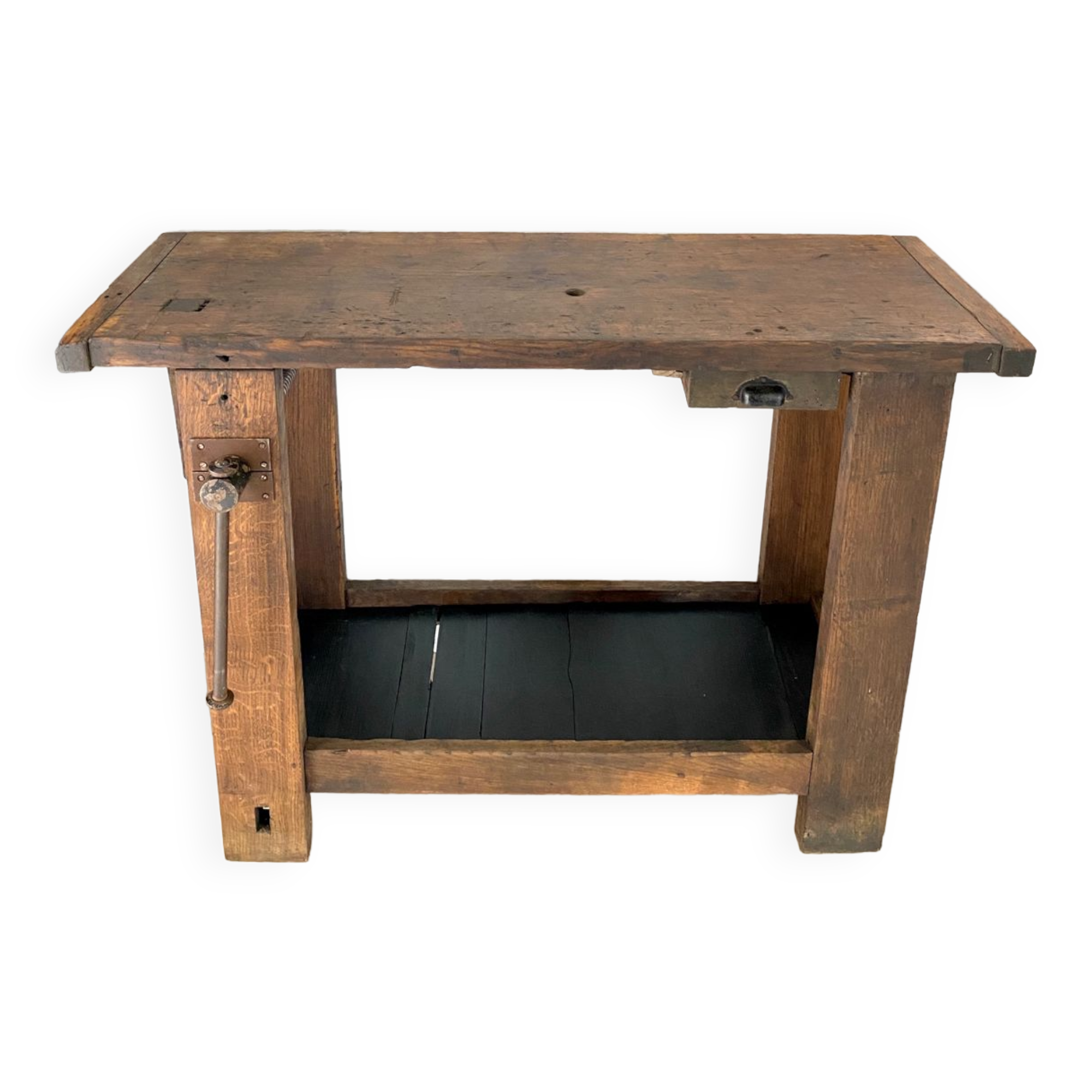 Old wooden workbench