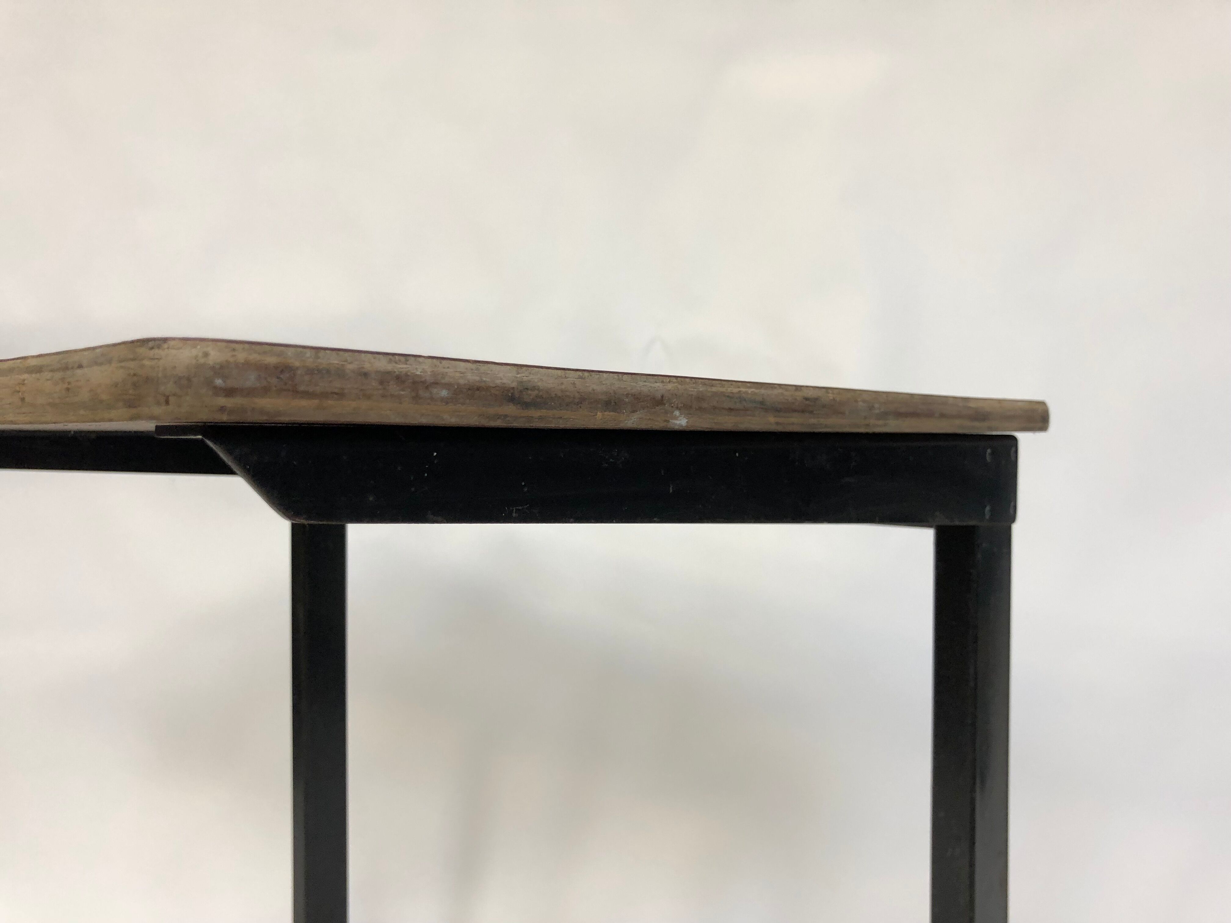 Vintage school Friso Kramer with Chair flesh compass work table