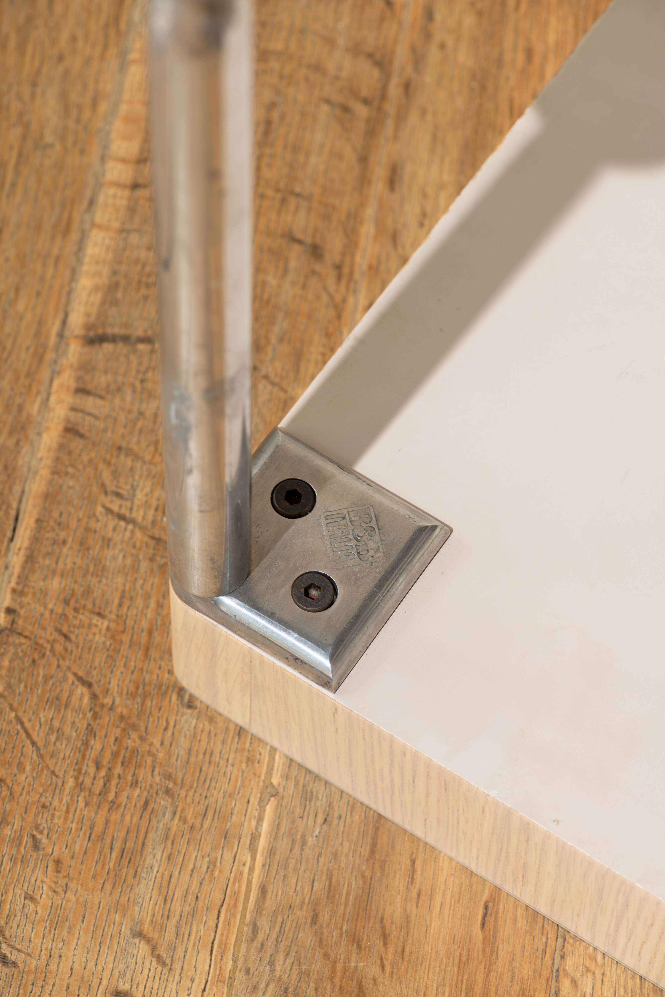 B&b italia pair of wenge veneer side tables