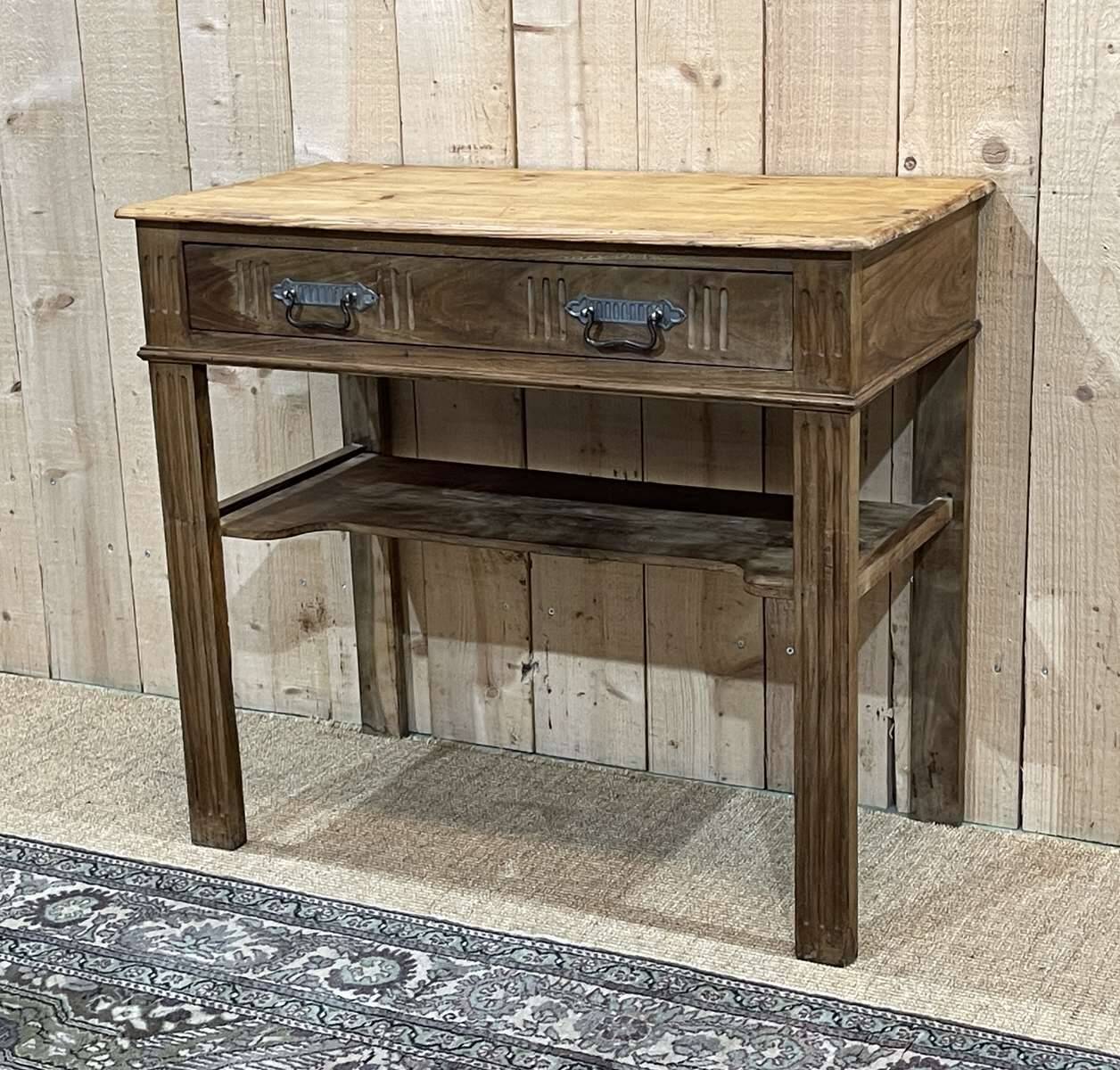 French fir console from the 1930s