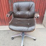 Stoll leather armchair