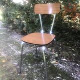 Brown formica chairs