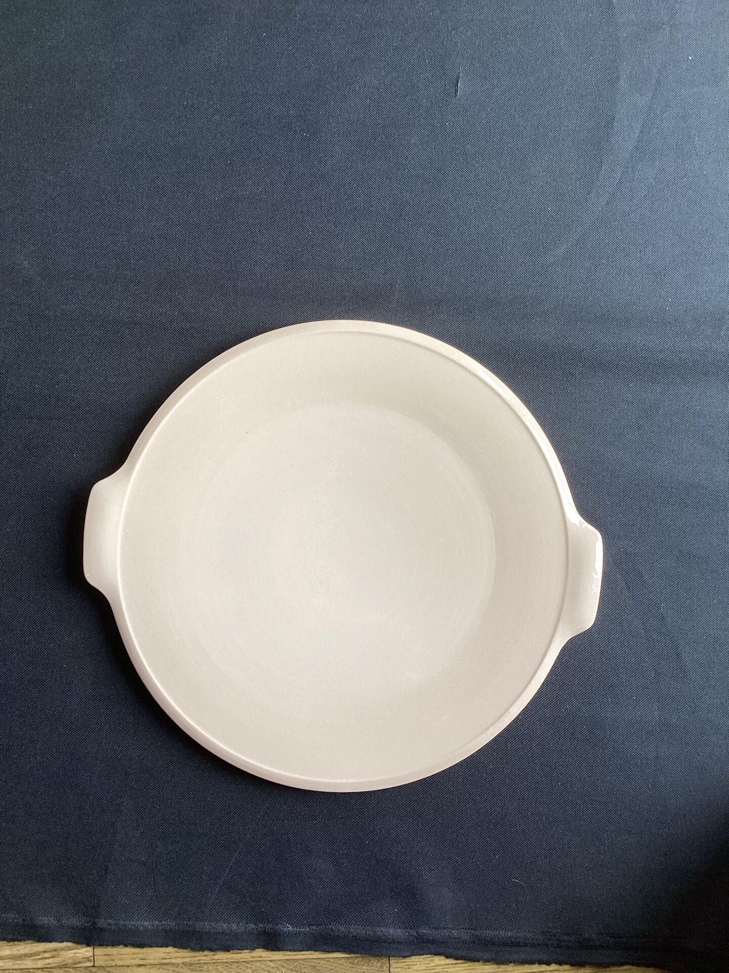 Round plate digoin sarreguemines france