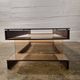 Rectangular smoked acrylic coffee table 1970s | Mid-century modern design furniture