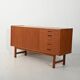 Scandinavian 1960s sideboard with projecting handles