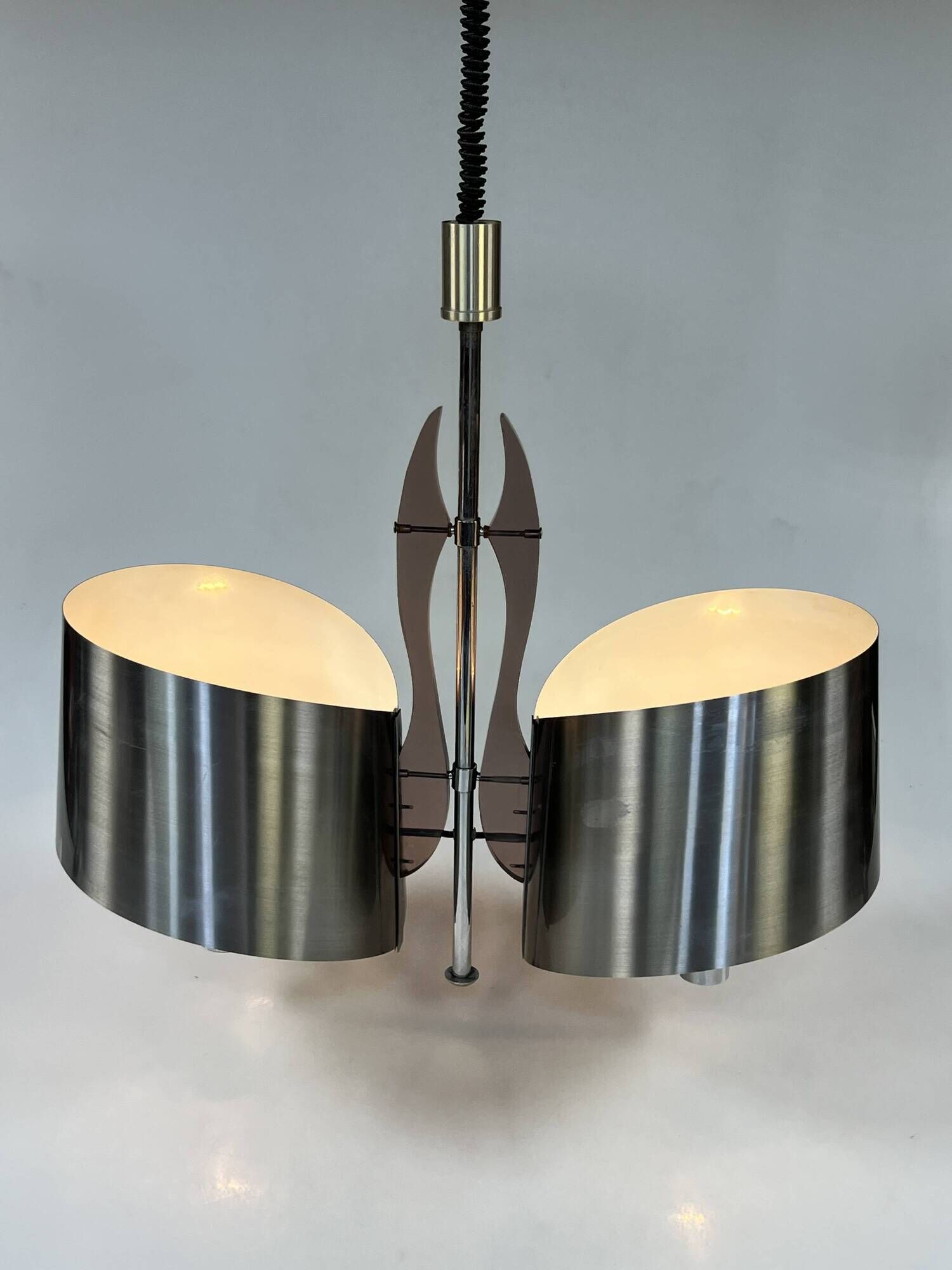 Vintage Maison Charles Pendant Lamp, France 60's