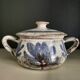Ceramic sugar le Murier Gustave Reynaud Vallauris