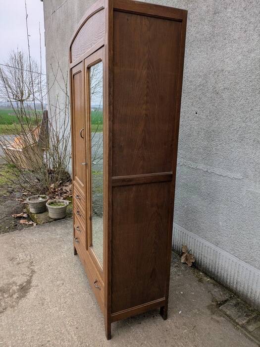 Parisian armoire style oak wardrobe