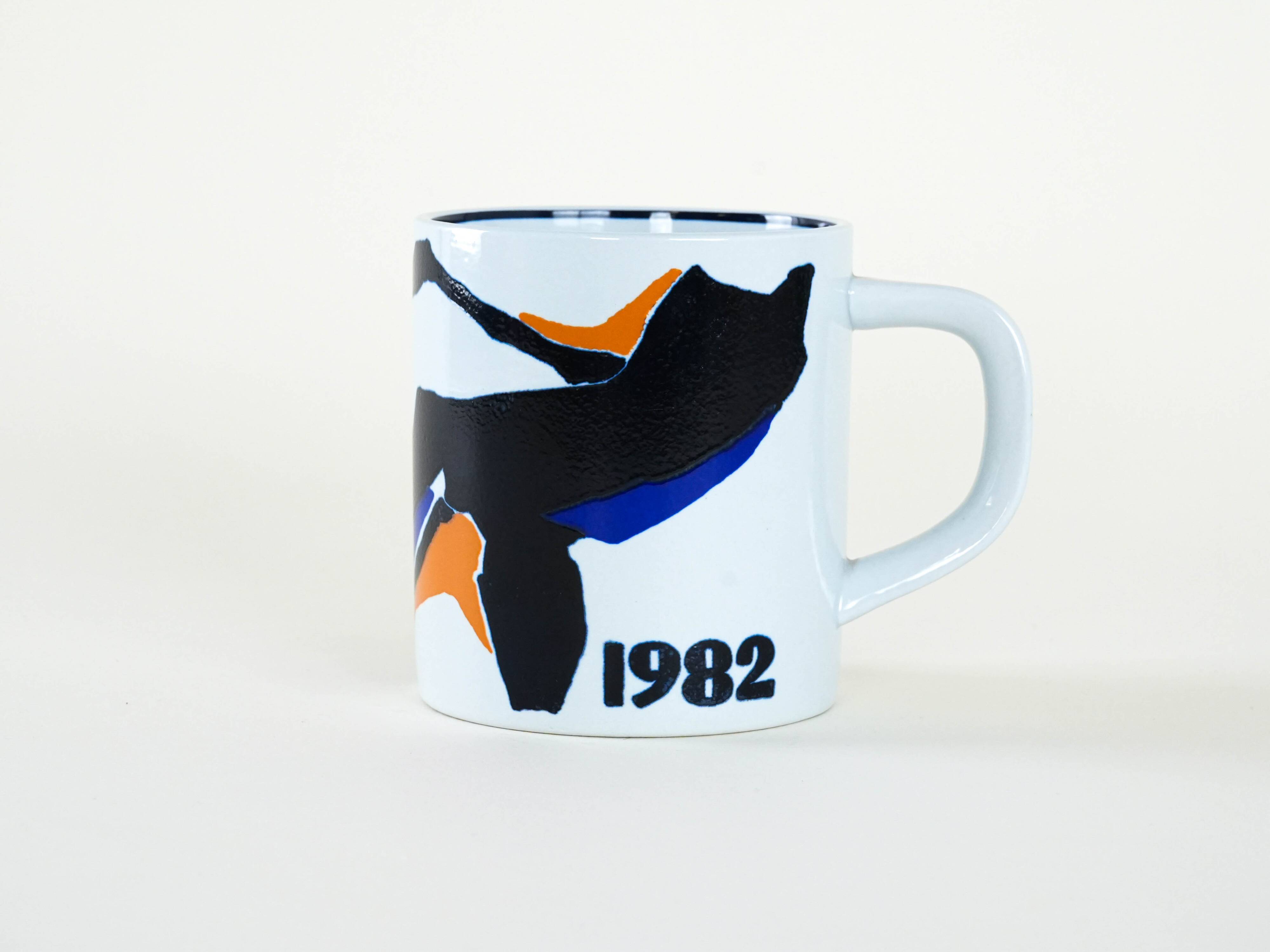 Porcelain mug, Danish design, 1982, manufacturer: Royal Copenhagen