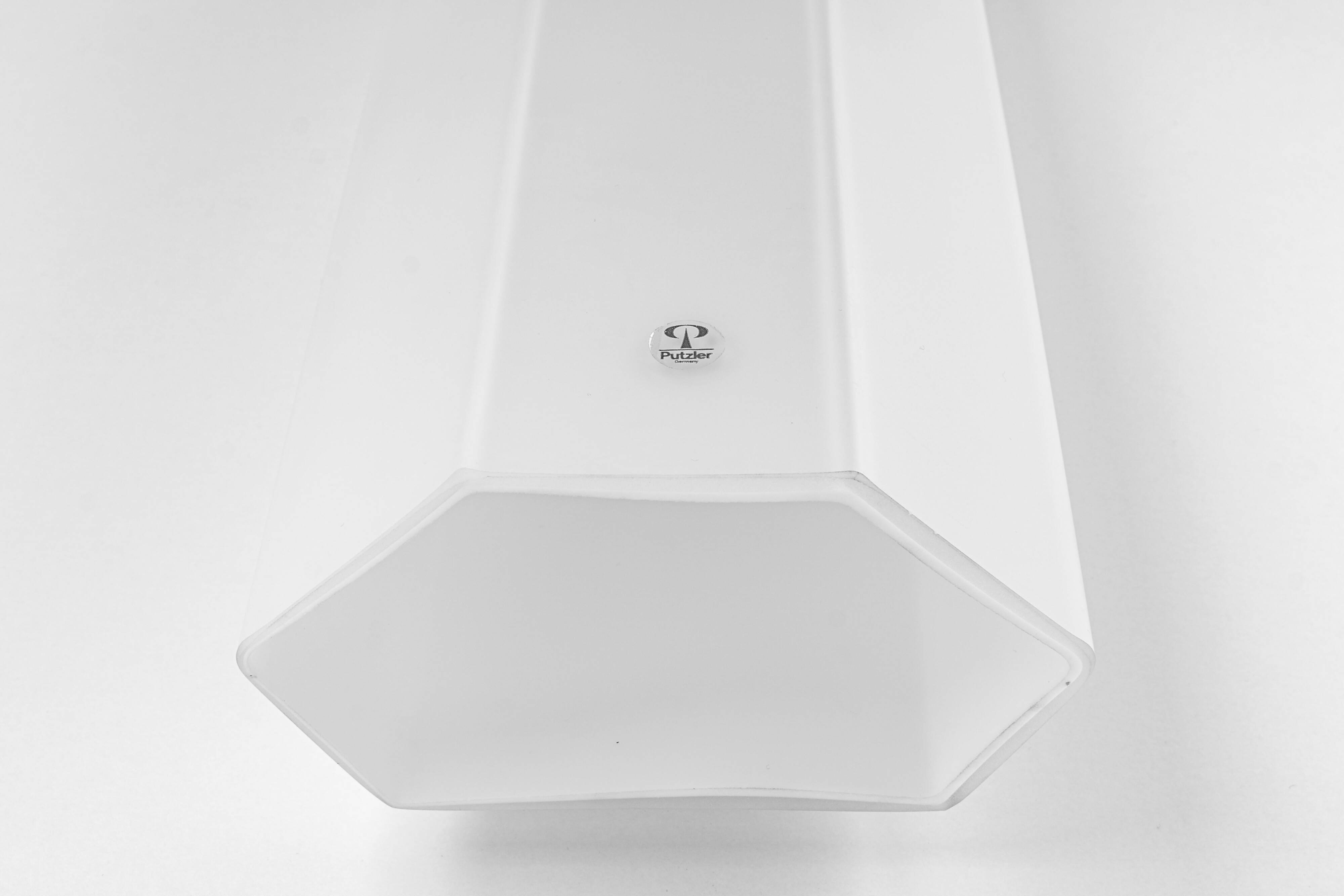 Pair of wall sconces in opal glass by Peill & Putzler, Germany