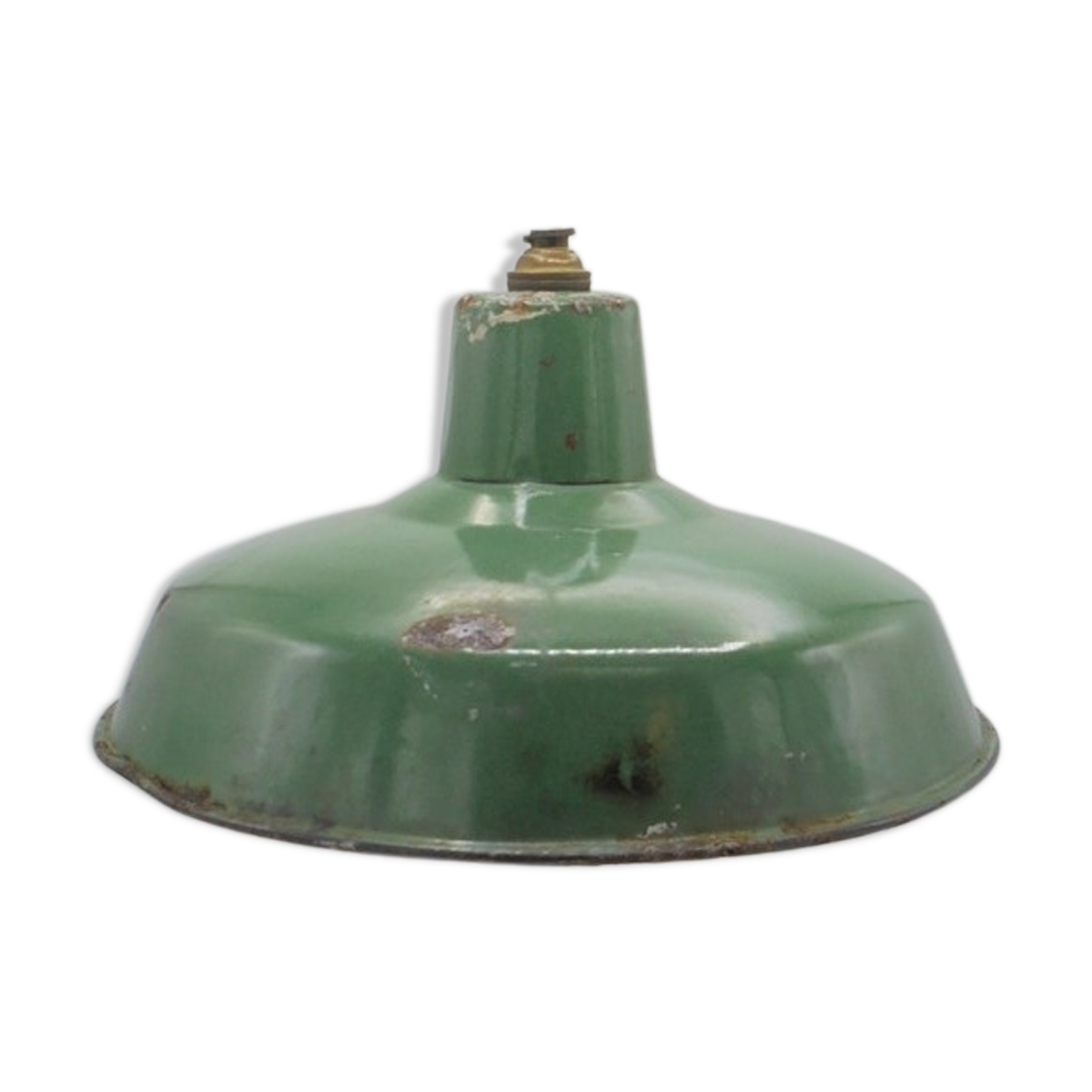 Hanging lamp in enamelled sheet metal