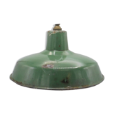 Hanging lamp in enamelled sheet metal
