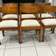 Set of 6 elm chairs from Regain vintage 1980.