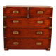 Mahogany Military or Naval Chest of Drawers - 19th Century