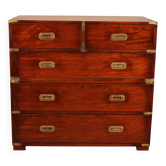 Commode militaire ou de marine en acajou, XIXème siècle