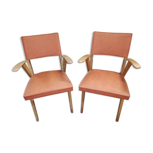 Paire de fauteuils années