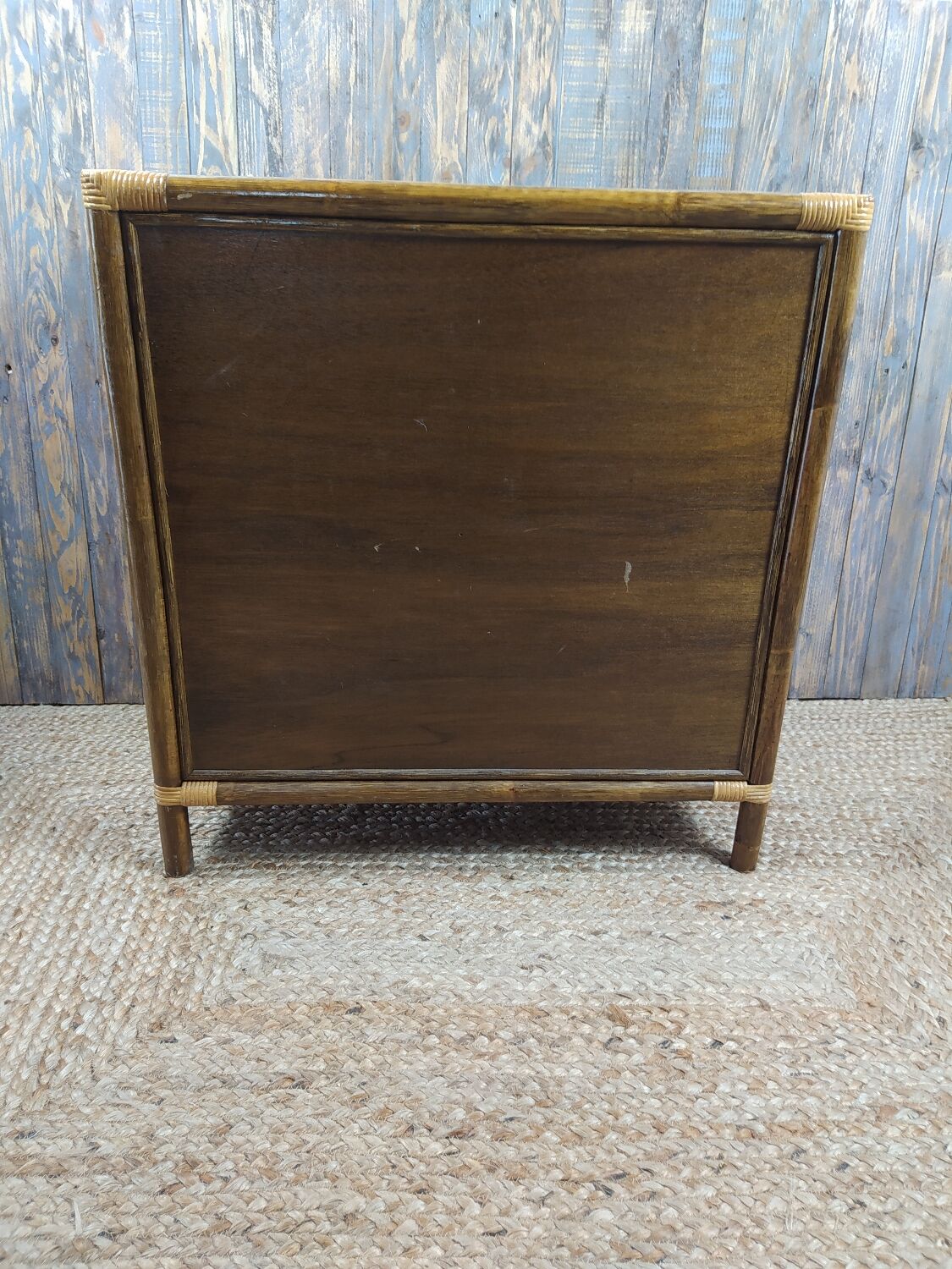 Rattan and wood furniture