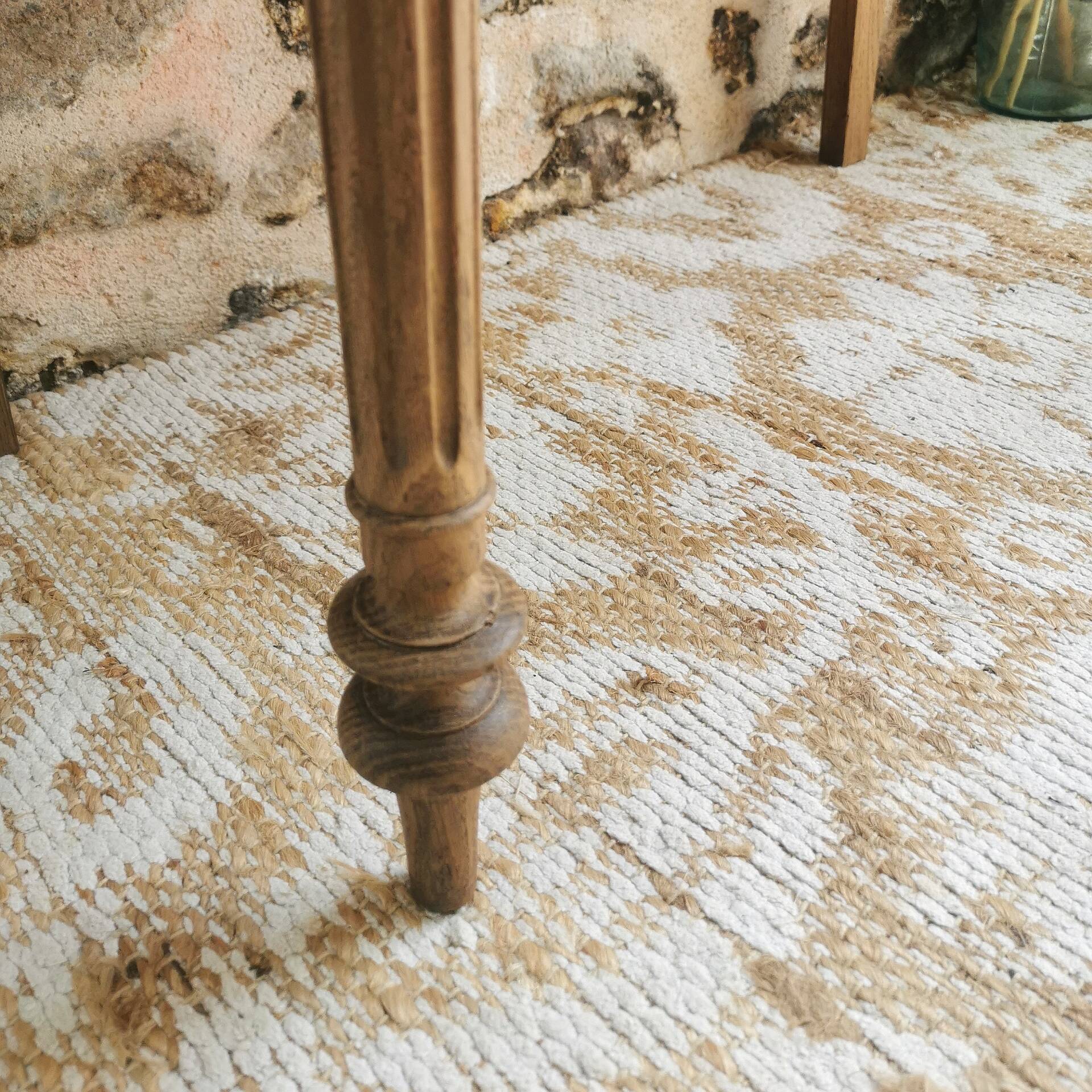 Coiffeuse Vintage en bois, entièrement restaurée