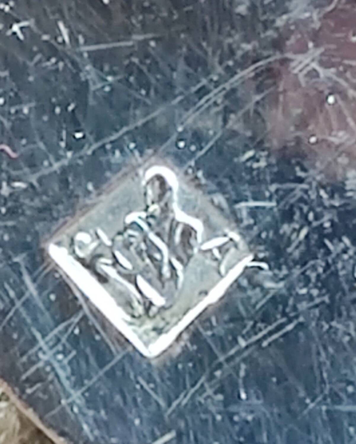 12 old silver-plated oyster forks