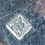 12 old silver-plated oyster forks