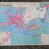 Old MDI History Map: The Crusades-Cultural Centres in France