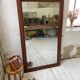 Late 19th century XL wooden mirror