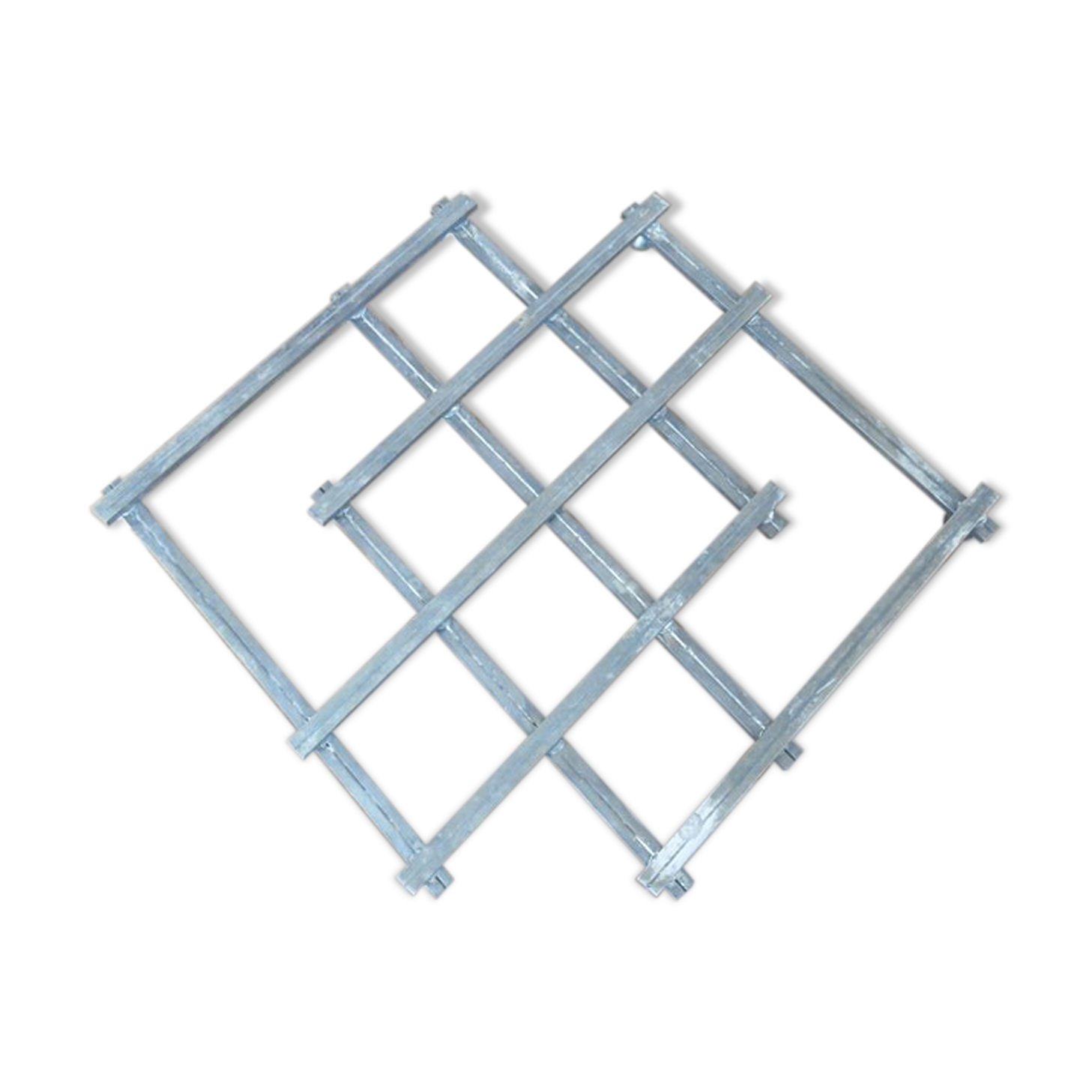 Extendable silver metal underside 40s 50s