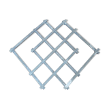 Extendable silver metal underside 40s 50s